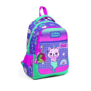 کیف کوله کورال های طرح گربه کد 23478