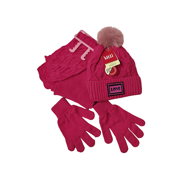 ست شال و کلاه بچگانه ترک کد 2418001