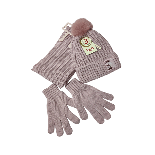 ست شال و کلاه بچگانه ترک کد 2518001